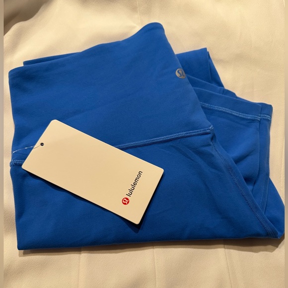 NWT Pipe Dream Blue Lululemon Align High Rise Zip Front 25”/ Size 12💙 - Picture 8 of 8